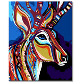 Paint by Numbers Reindeer Set | Art inspired by Picasso